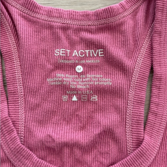 Set Active Racer Back Tank - Picture 3 of 3